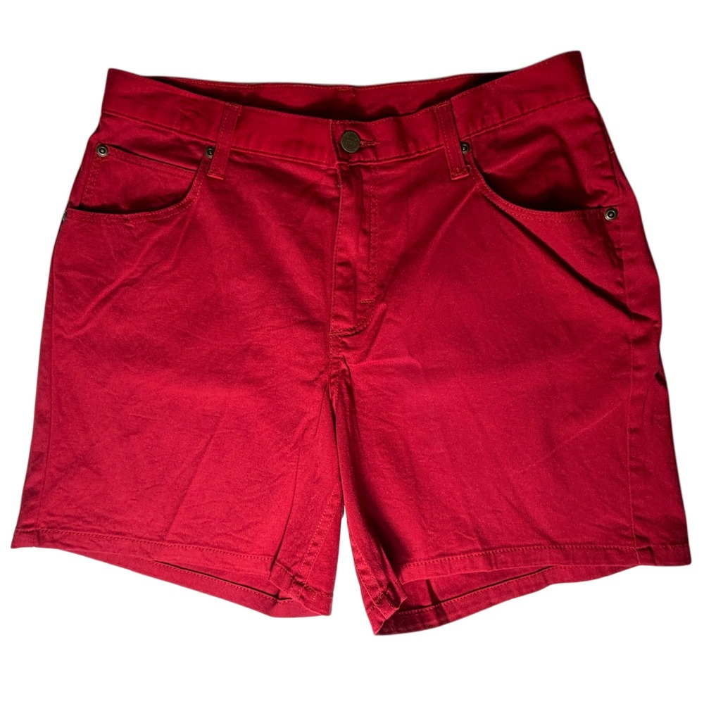 Vintage Wrangler Blues Red Denim Shorts - Women's Size 8 AVG